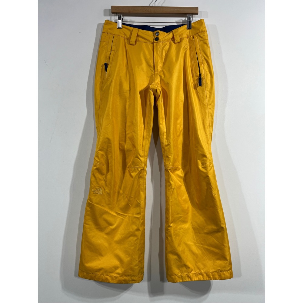 The North Face HyVent Ski Snowboard Pants Womens Yellow Snow Gorpcore